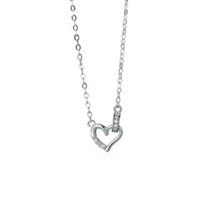 Circle Heart Colier din Argint 925