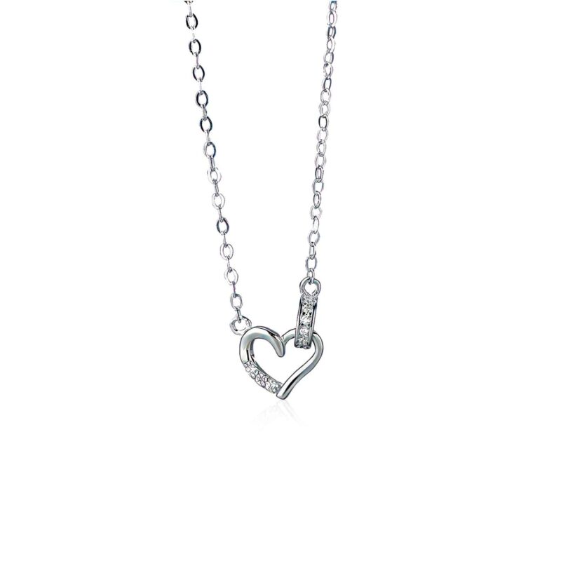 Circle Heart Colier din Argint 925