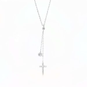 Cross Tassels Colier din Argint 925