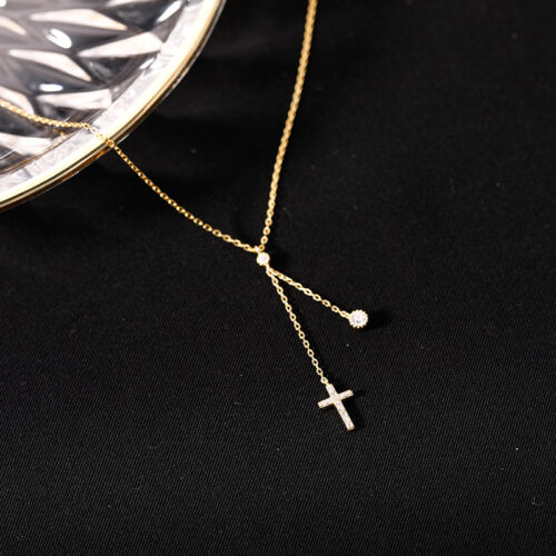 Cross Tassels Colier Din Argint 925 18 Cross Tassels Colier din Argint 925