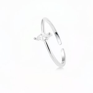 Geometric Romb Inel din Argint 925