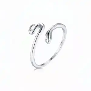 Glossy Snake Inel din Argint 925 (5) Glossy Snake Inel din Argint 925