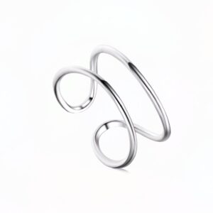 Double Inel din Argint 925