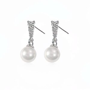 Pearl Charm Cercei din Argint