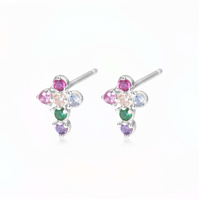 Small Cross Cercei din Argint 925