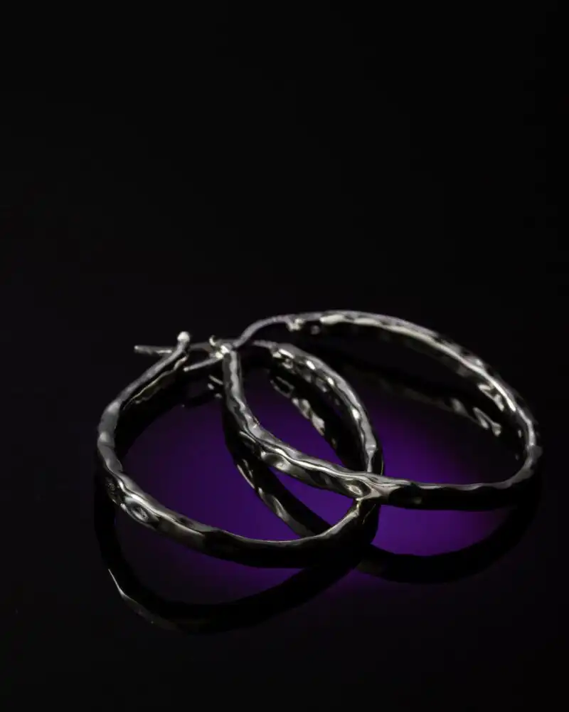 Cercei Geometrici Mari din Argint