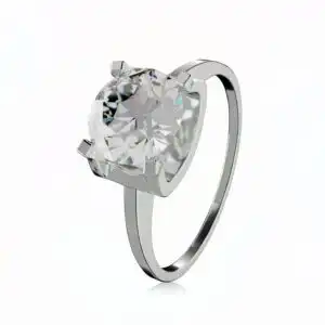 Diamant Moissanite Solitare Inel din Argint 925