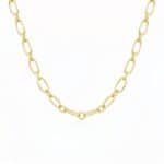 Chunnky Chain Colier din Argint 925 Placat cu Aur