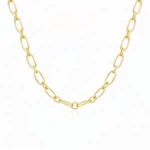 Chunnky Chain Colier din Argint 925 Placat cu Aur