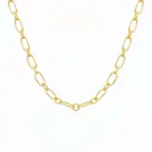 Chunnky Chain Colier din Argint 925 Placat cu Aur