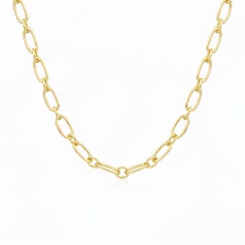 Chunnky Chain Colier din Argint 925 Placat cu Aur