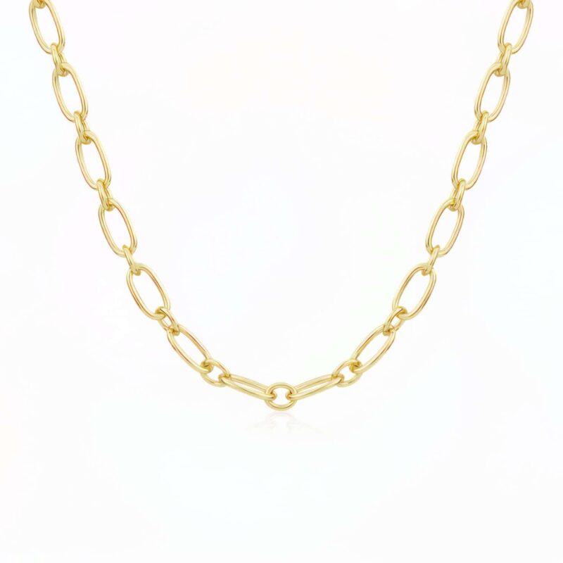 Chunnky Chain Colier din Argint 925 Placat cu Aur Chunnky Chain Colier din Argint 925 Placat cu Aur