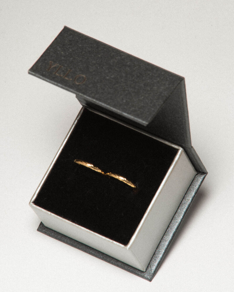 Snake Cercei din Argint 925 Placat cu Aur