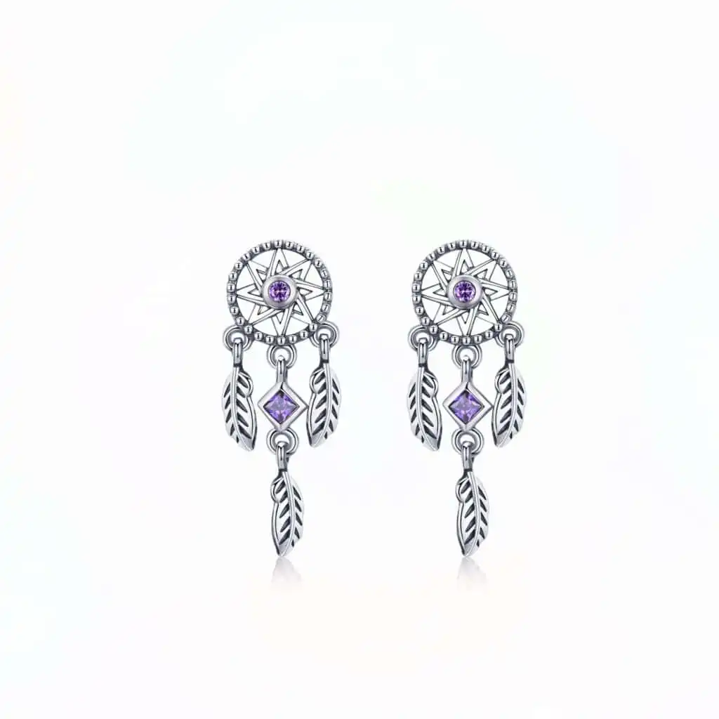 Dreamcatcher Cercei din Argint 925