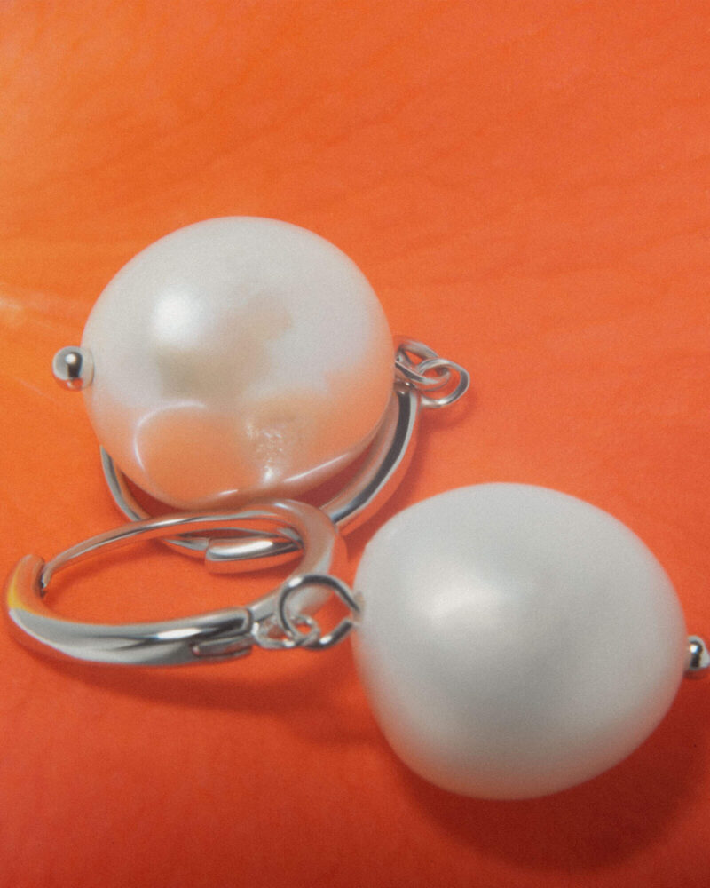 Drop Pearl Cercei din Argint 925