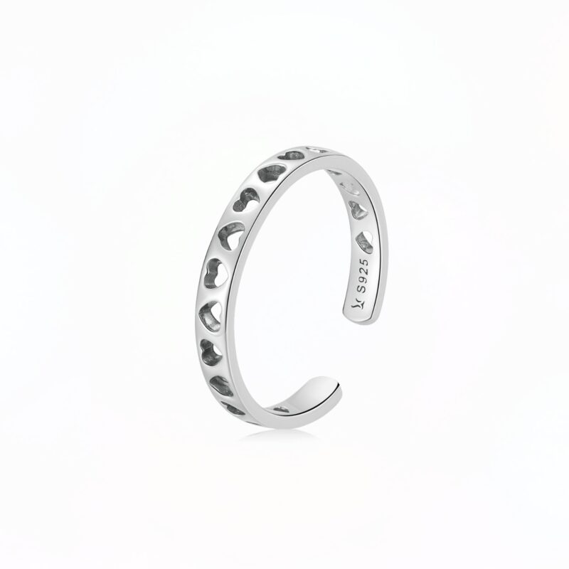 Hollow Heart Inel din Argint 925