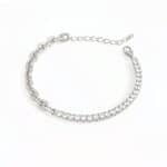 Cuban Chain & Tennis Brățară din Argint 925