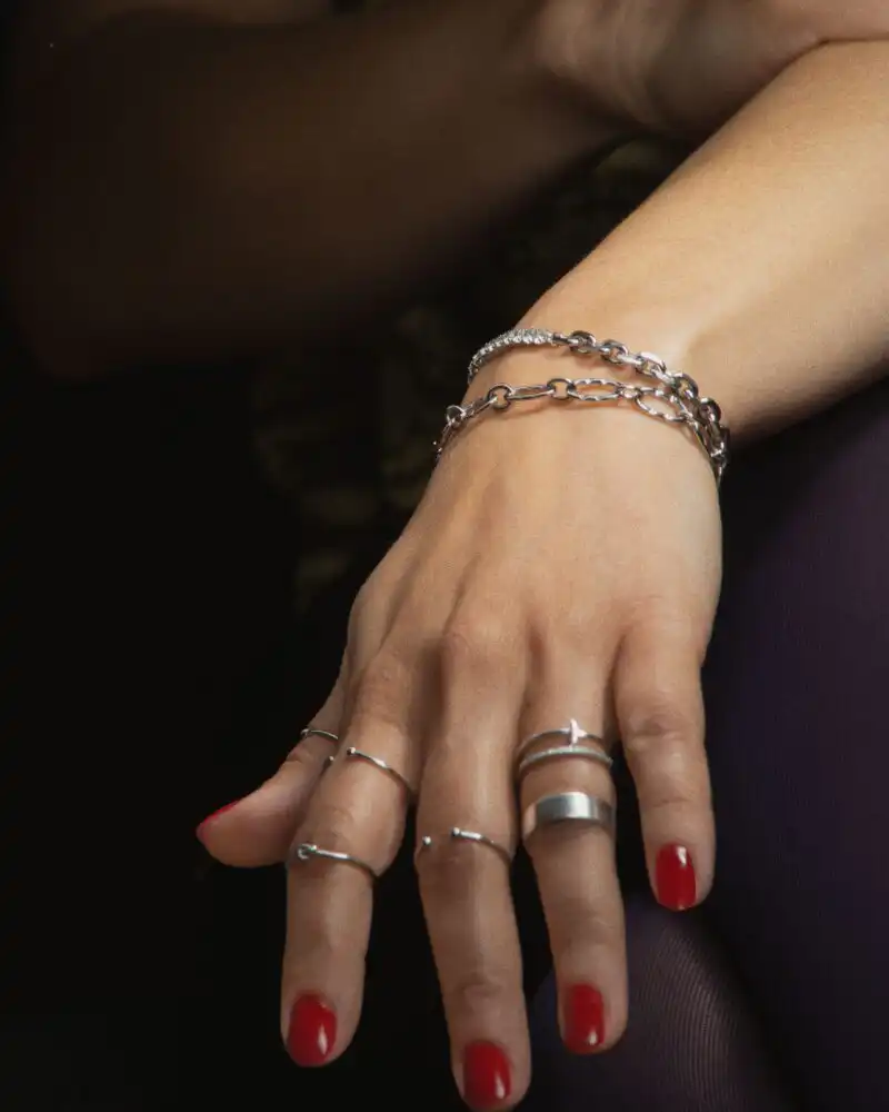 Cuban Chain & Tennis Brățară din Argint 925