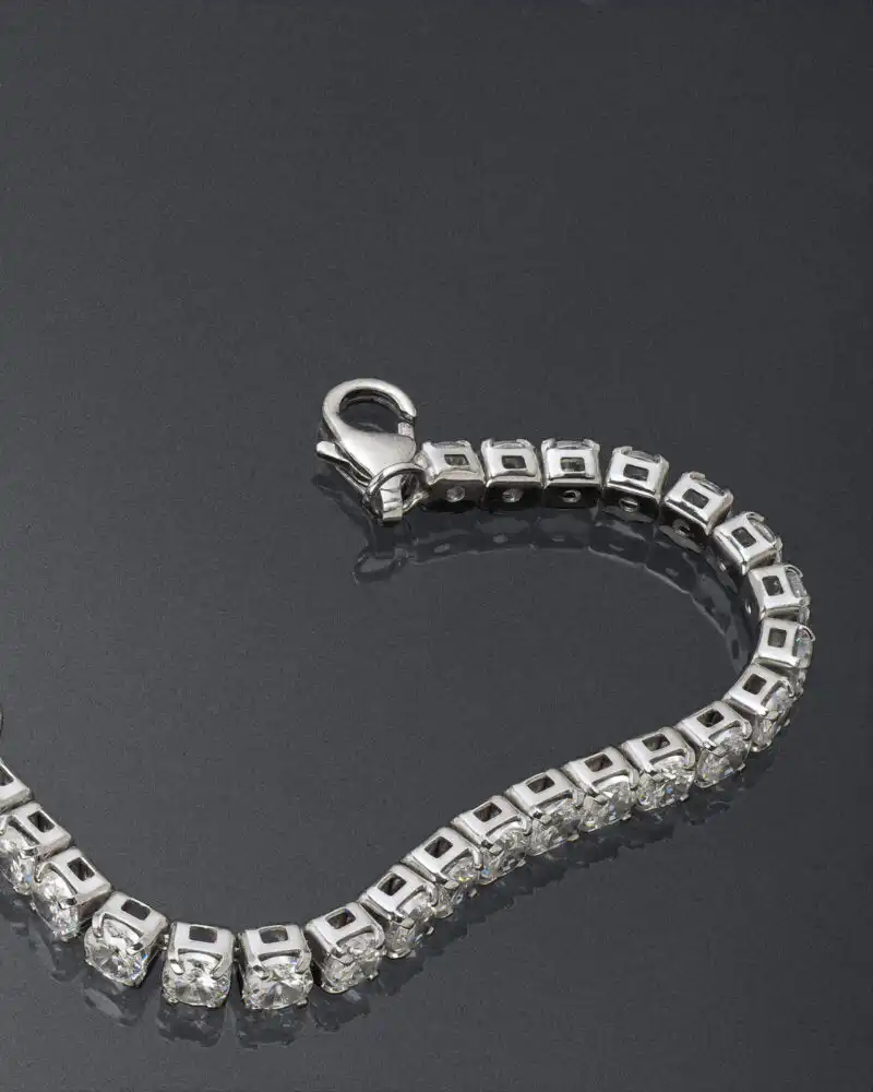 Cuban Chain & Tennis Brățară din Argint 925