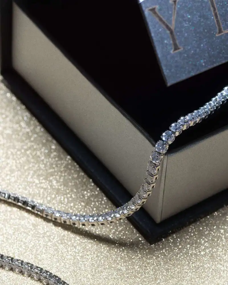 Tennis Necklace Colier din Argint 925