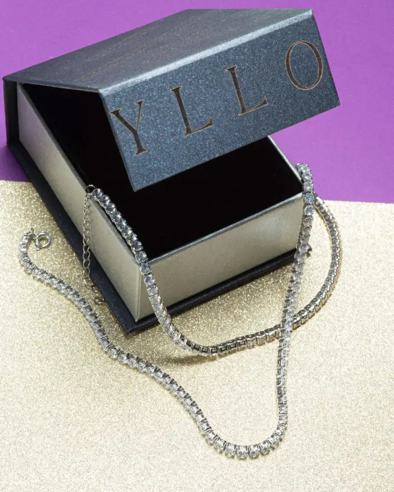 Tennis Necklace Colier din Argint 925