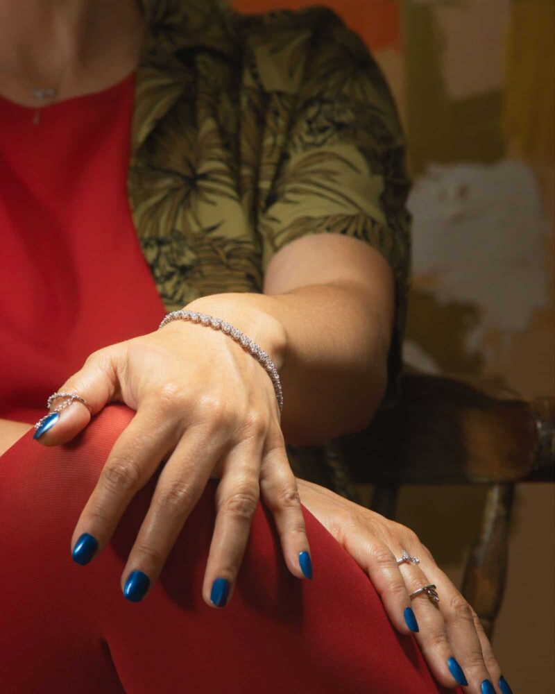 Tennis Heart  Brățară din Argint