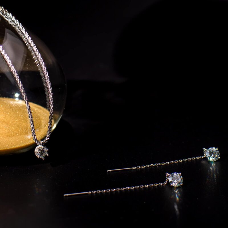 Shiny Brățară din Argint Diamant Moissanite