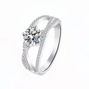 Connection Inel Moissanite