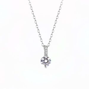 Gentle Colier din Argint Diamant Moissanite