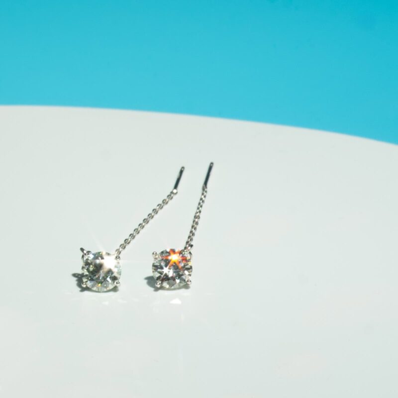 Majestic Cercei din Argint Diamant Moissanite