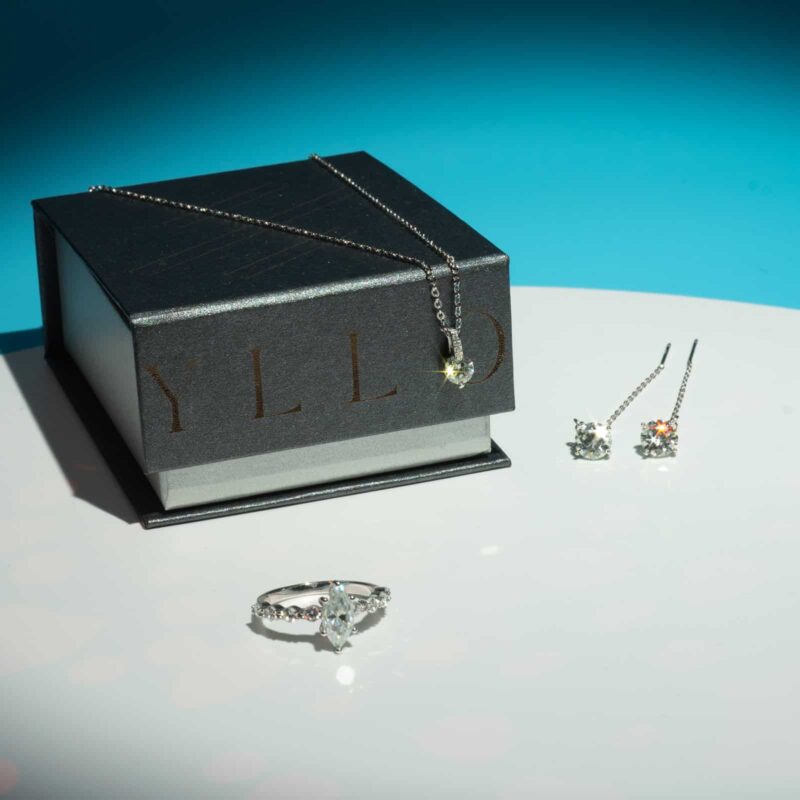 Majestic Cercei din Argint Diamant Moissanite