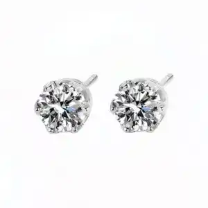 Moments Cercei din Argint Moissanite