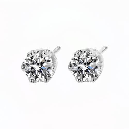 Moments Cercei din Argint Moissanite