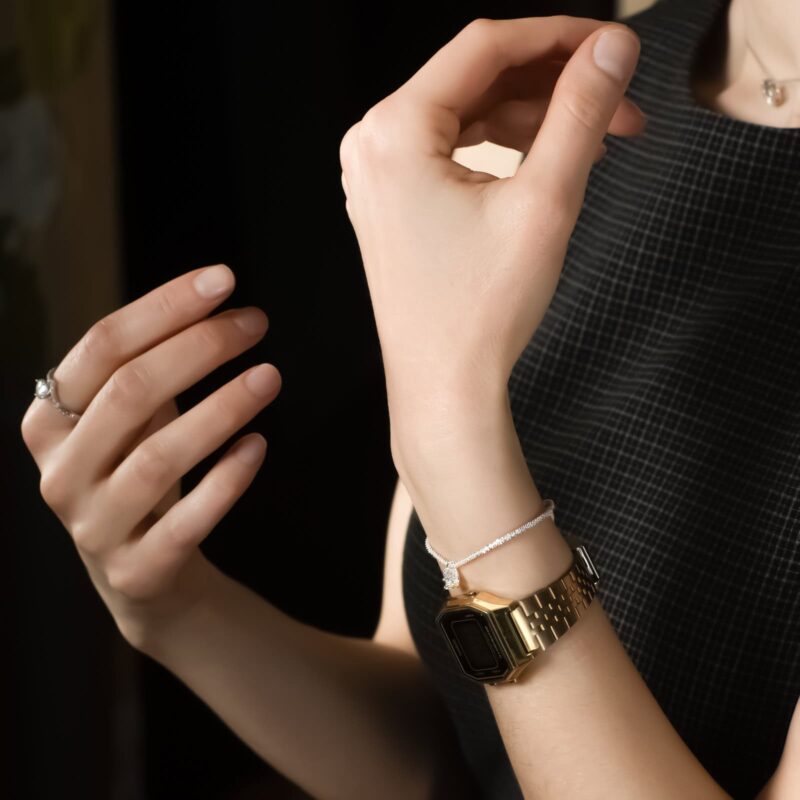 Shiny Brățară din Argint Diamant Moissanite