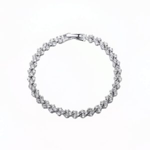 Tennis Heart  Brățară din Argint