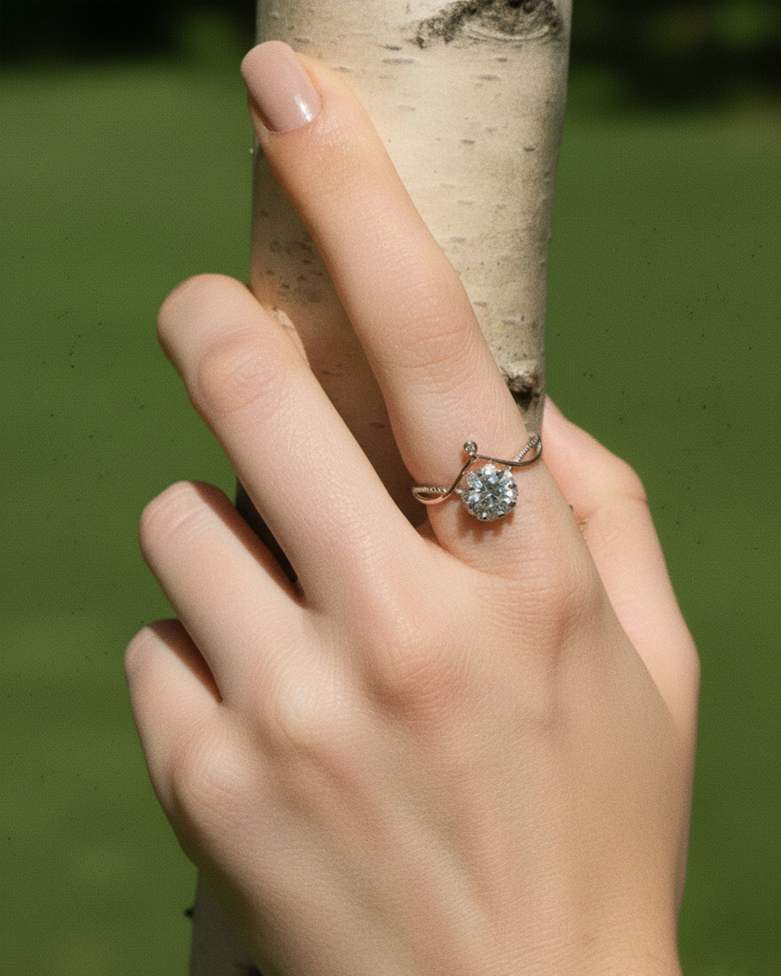 Inel Din Argint Cu Piatră Mare yllo 2