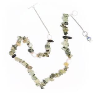 Aqua Colier Argint Yllo