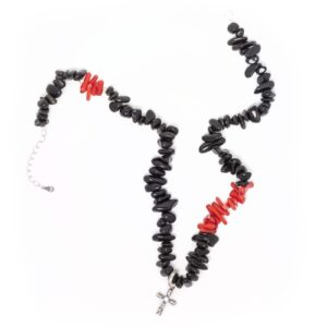 Pray Colier Argint Yllo