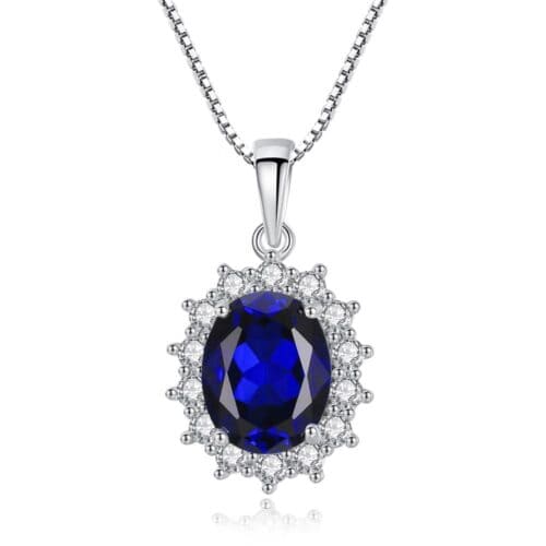 Colier Argint Blue Stone