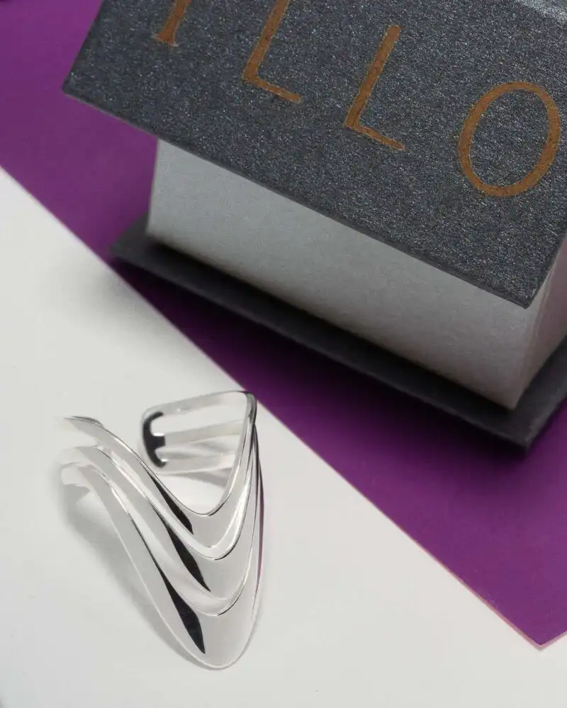 Inel Argint Triple Vibe