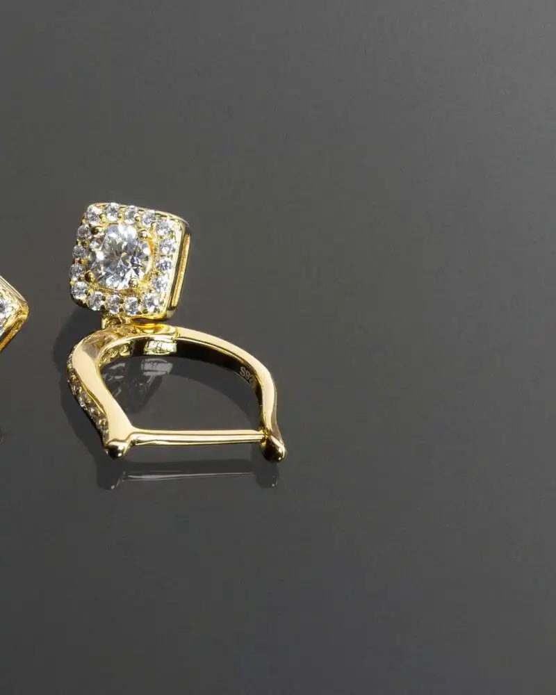 Cercei Argint Divine Gold