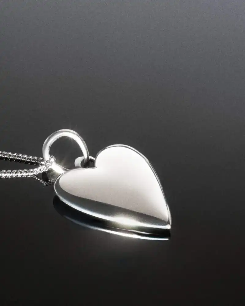 Colier Argint cu Pandantiv Inimă Love