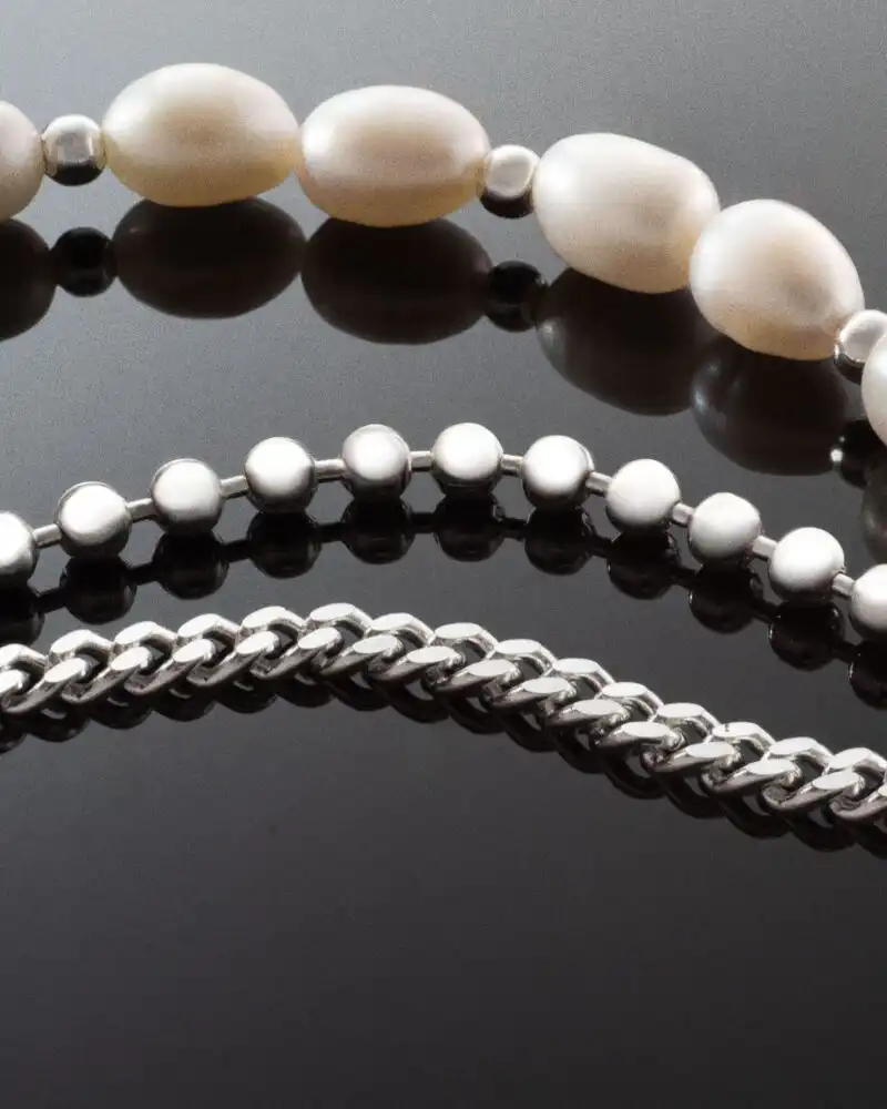 Brățară din Argint cu Perle Naturale