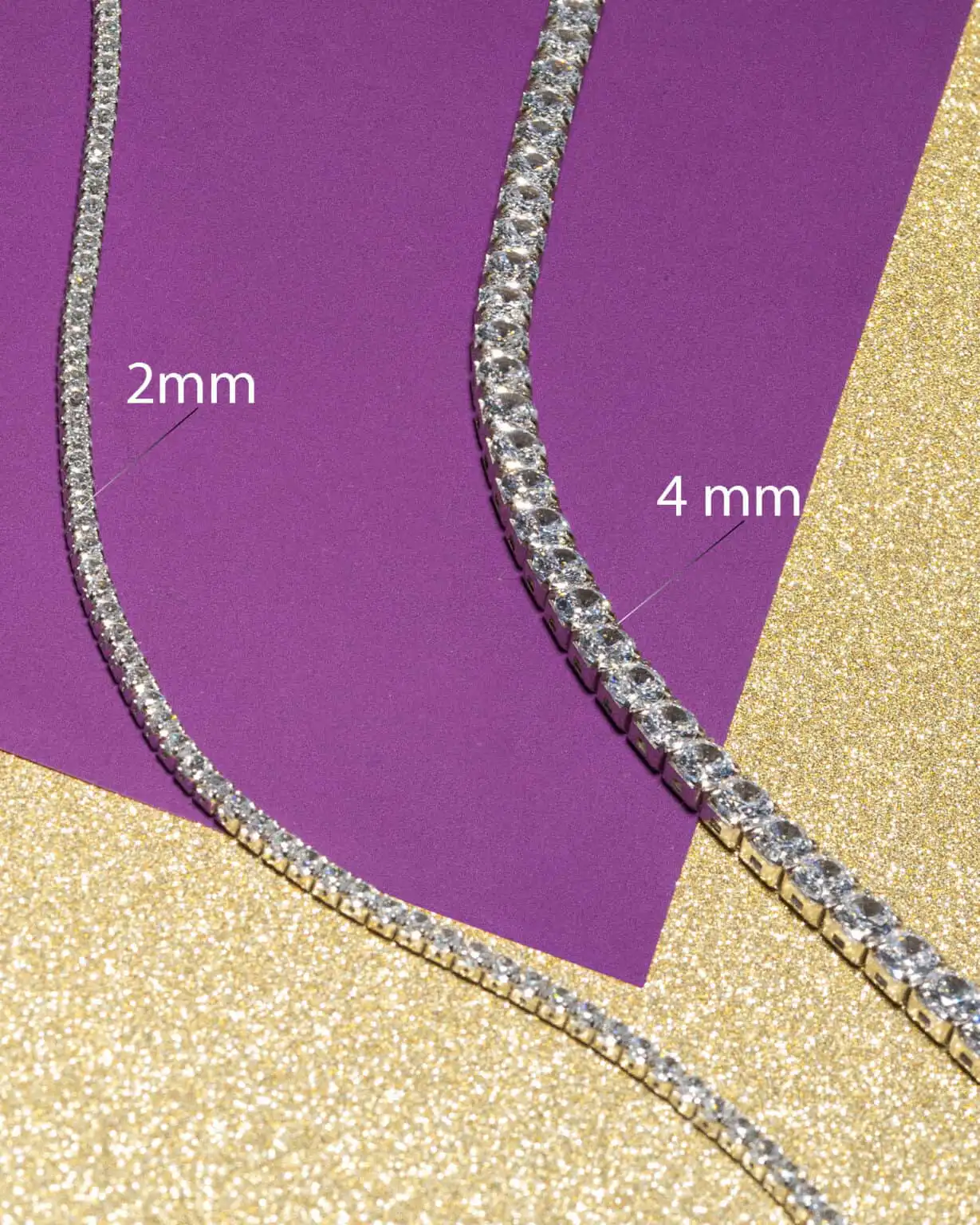 Colier Argint Tennis 4 mm Shine