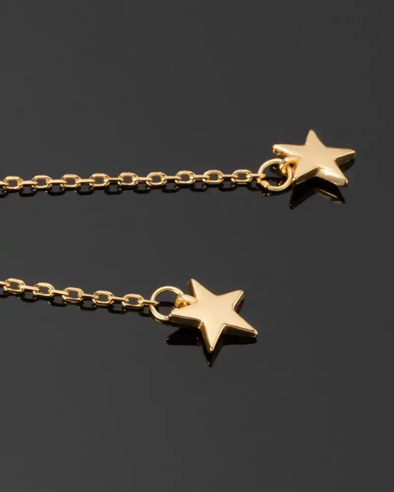 Cercei Lungi din Argint Stea