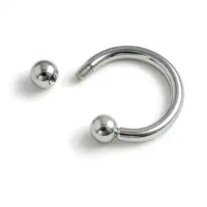 Piercing Argint Circular Barbell