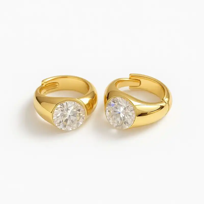 Cercei Copii din Argint placat cu Aur