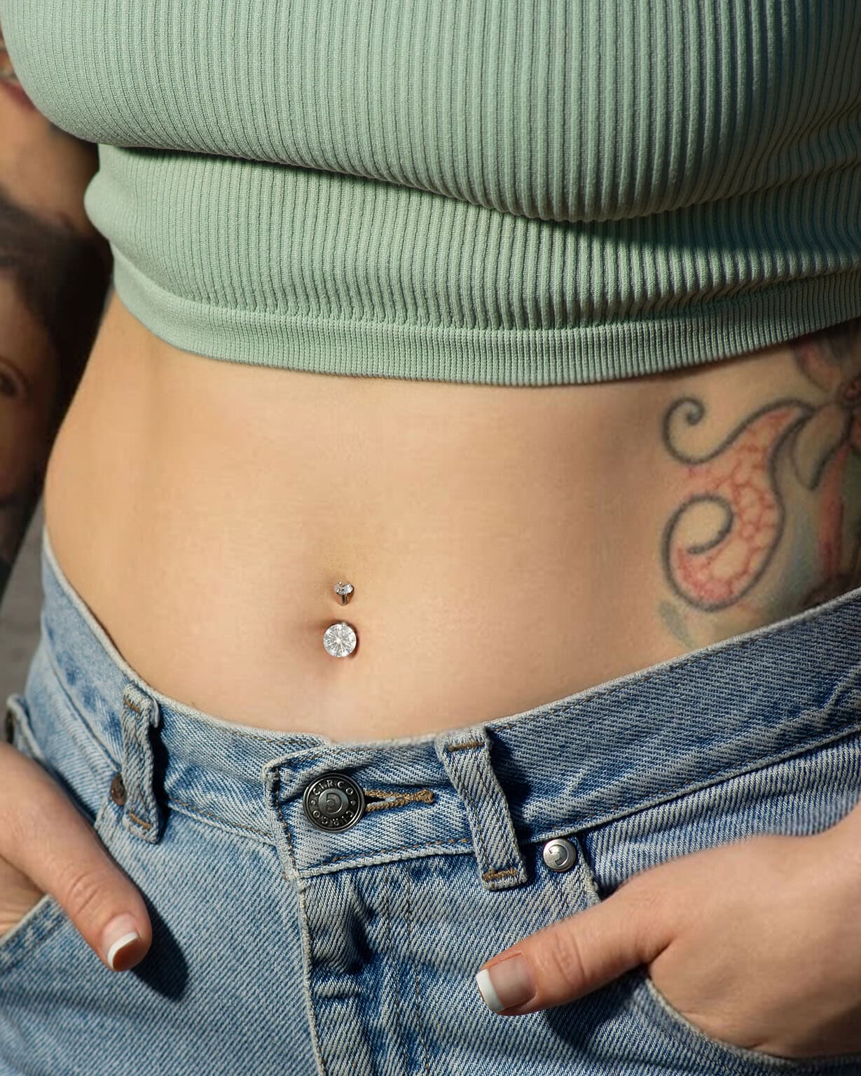 Piercing Buric Titan ASTM F136 Zirconiu Rotund Piercing Buric Titan ASTM F136 Zirconiu Rotund