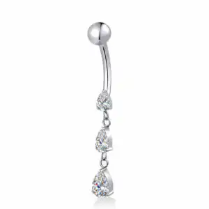 Piercing Buric Titan ASTM F136 și Cristale