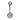 Piercing Buric Titan ASTM F136 cu Zirconiu